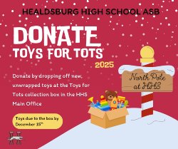 English Flyer for Toys for Tots Toy Drive